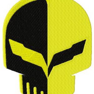 Corvette racing logo 2 embroidery design