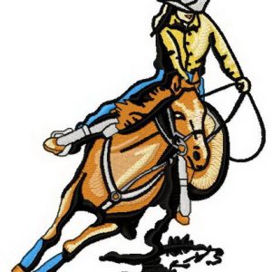 Cowboy 2 embroidery design