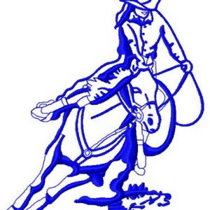 Cowboy 3 embroidery design