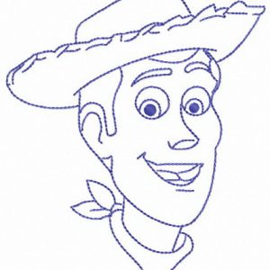 Cowboy from Toy Story embroidery design