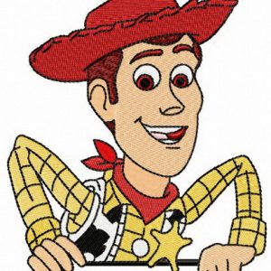 Cowboy Woody embroidery design