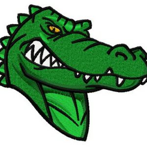 Crocodile 3 embroidery design