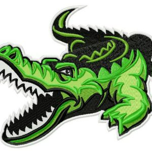 Crocodile 4 embroidery design