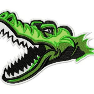 Crocodile 5 embroidery design