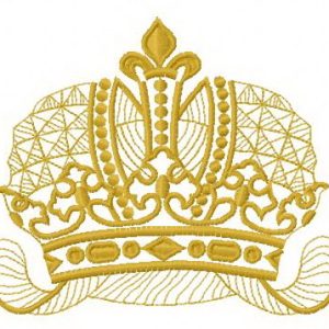 Crown 2 embroidery design