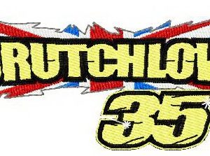 Crutchlow #35 logo embroidery design
