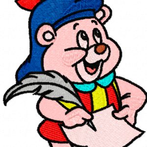 Cubbi Gummi bear embroidery design