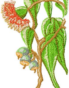 Gumnut Flower  embroidery design
