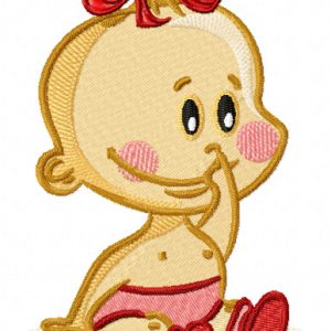 Cute Baby embroidery design