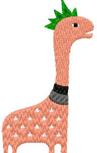 Cute Dino embroidery design
