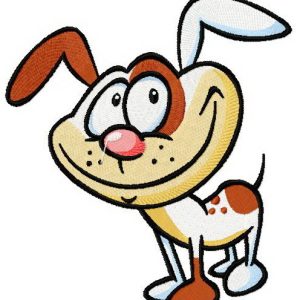 Cute dog 2 embroidery design
