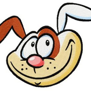 Cute dog 3 embroidery design