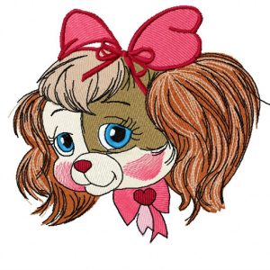 Cute English Cocker Spaniel 2 embroidery design