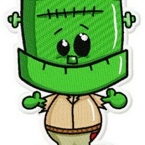 Cute Frankenstein 2 embroidery design