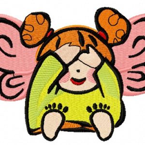 Cute little fairy 3 embroidery design