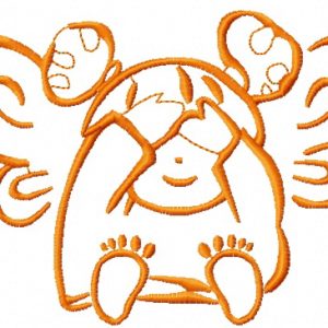 Cute little fairy 4 embroidery design