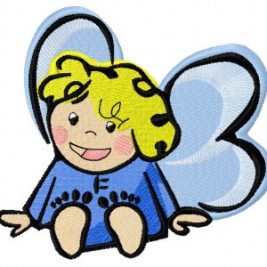 Cute little fairy 5 embroidery design