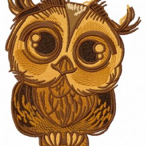 Cute owl 5 embroidery design