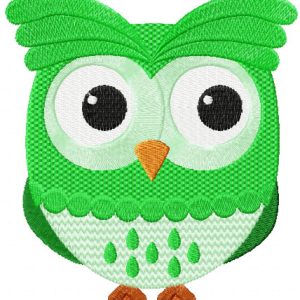 Cute Owl embroidery design