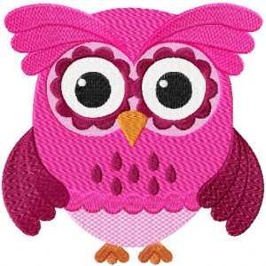 Cute Owl 2 embroidery design