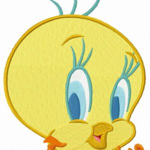 Cute Tweety embroidery design