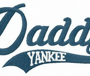 Daddy yankee embroidery design