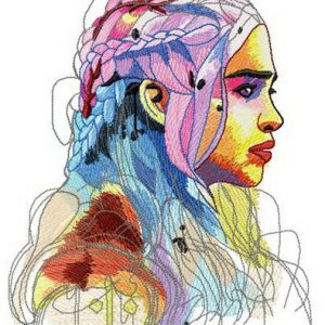 Daenerys Targaryen embroidery design