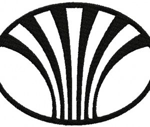 Daewoo Logo embroidery design
