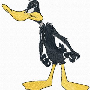 Daffy Duck embroidery design