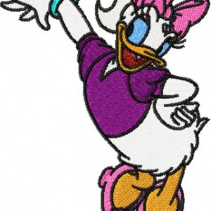 Daisy Duck embroidery design