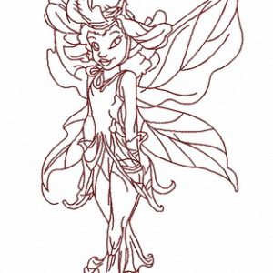 Daisy fairy 3 embroidery design