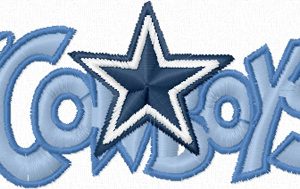 Dallas Cowboys Logo embroidery design