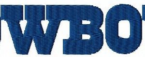 Dallas Cowboys wordmark logo embroidery design