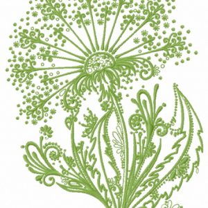Dandelion 3 embroidery design