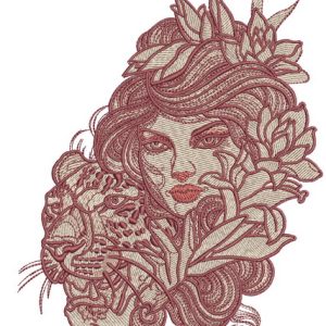 Dangerous friendship embroidery design