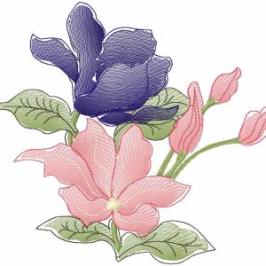 Flower 47 embroidery design