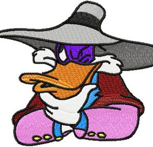 Darkwing Duck embroidery design