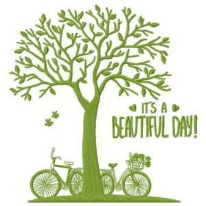 Dating under the tree 2 embroidery design