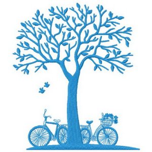 Dating under the tree 3 embroidery design
