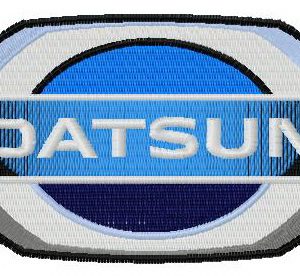 Datsun logo embroidery design