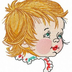 Daughter embroidery design