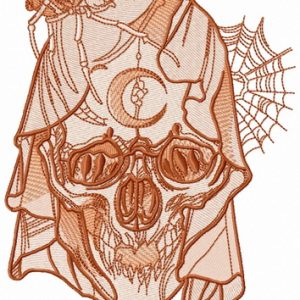 Dead bride embroidery design