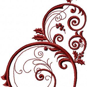 Decorate pattern embroidery design