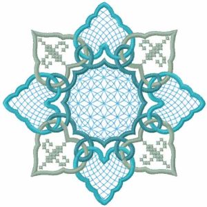 Wind embroidery design