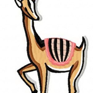 Deer embroidery design