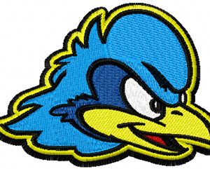 Delaware Blue Hens logo embroidery design