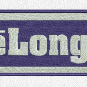 DeLonghi logo embroidery design