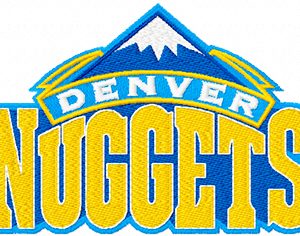 Denver Nuggets Logo embroidery design