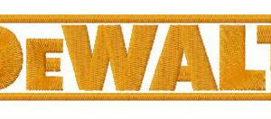DeWALT logo  embroidery design