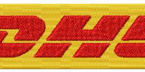 DHL embroidery design